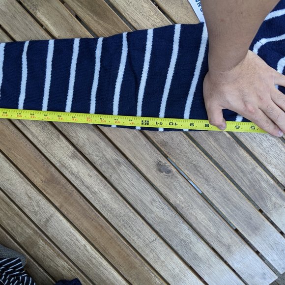 Old Navy Women Sweater Wrap Coat Stripped - Picture 16 of 16